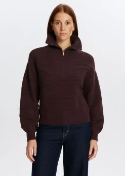 The Sting Gebreide trui met rits<DAMES Truien En Vesten