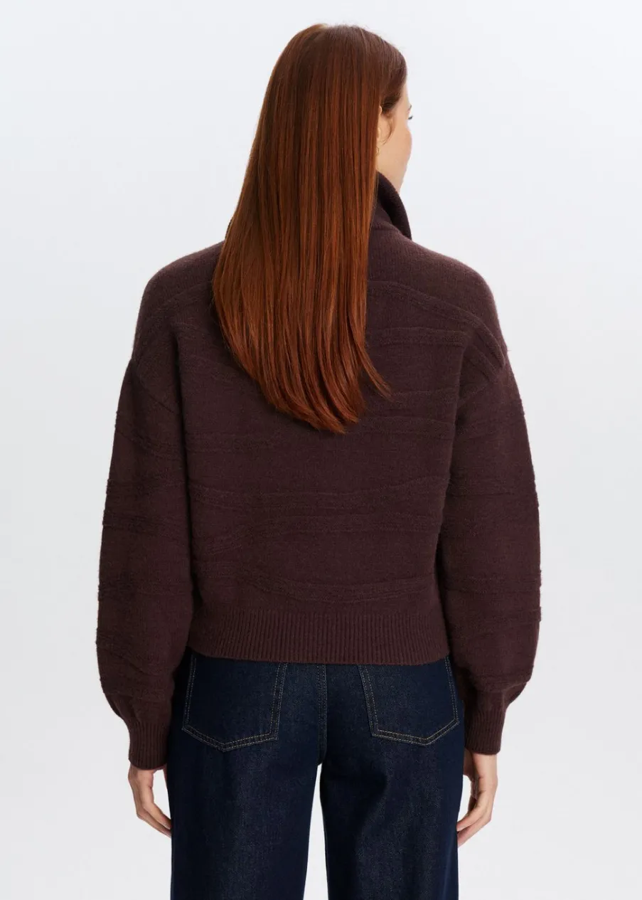 The Sting Gebreide trui met rits<DAMES Truien En Vesten