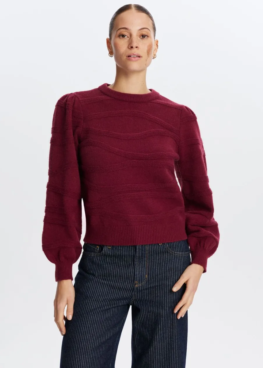 The Sting Gebreide trui met wavy patroon<DAMES Truien En Vesten