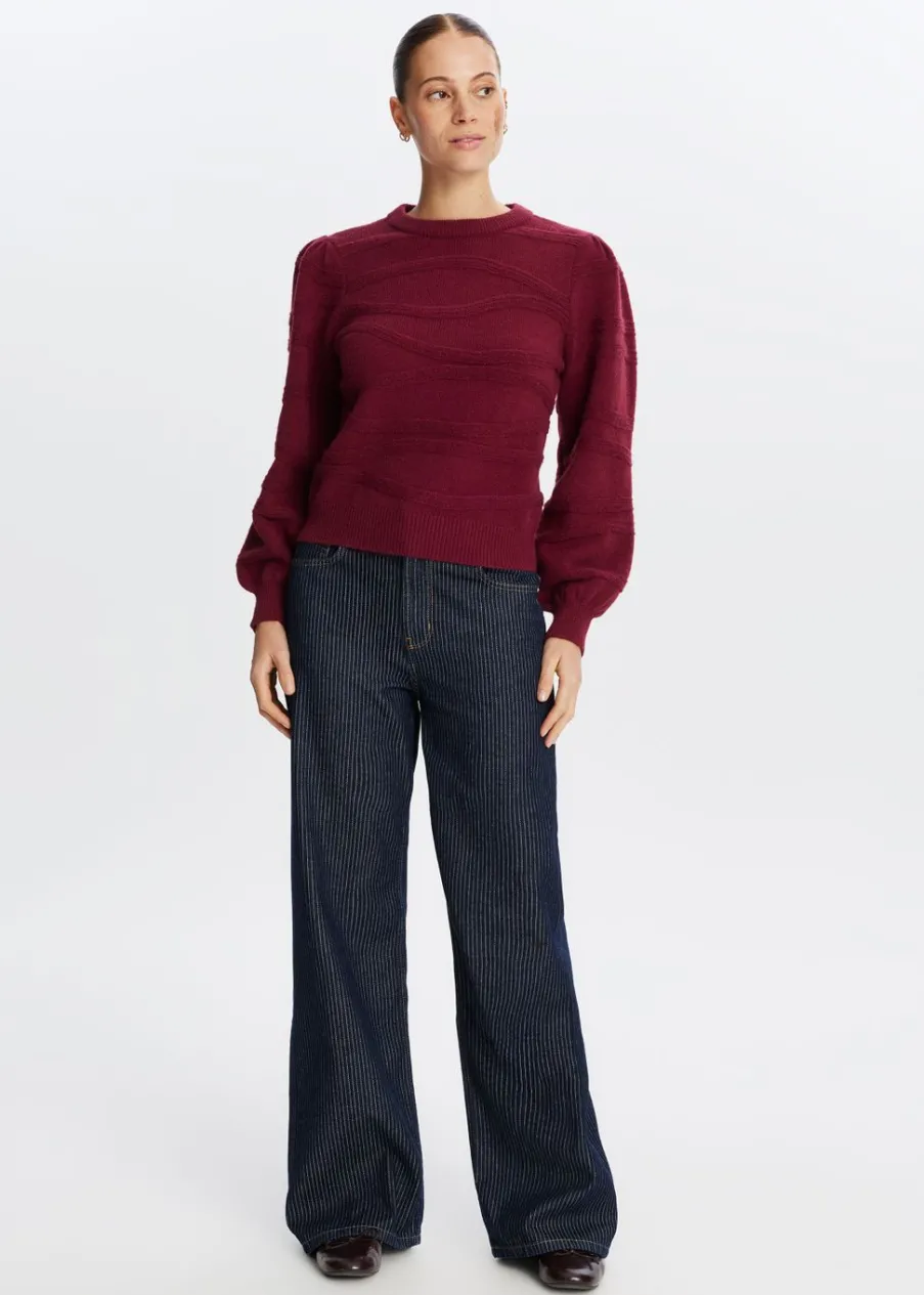 The Sting Gebreide trui met wavy patroon<DAMES Truien En Vesten