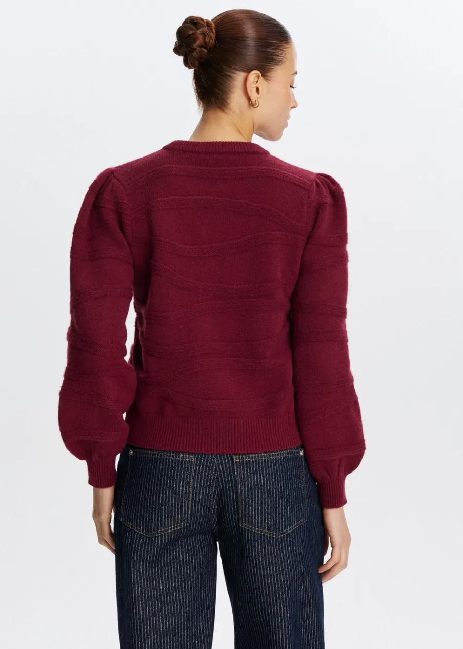 The Sting Gebreide trui met wavy patroon<DAMES Truien En Vesten