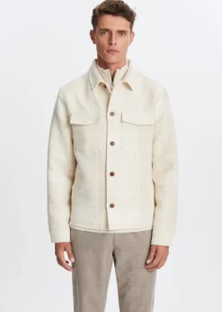 The Sting Geruite bouclé jas<Heren Jassen