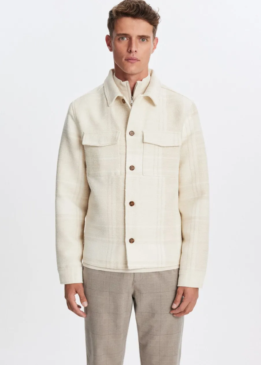 The Sting Geruite bouclé jas<Heren Jassen