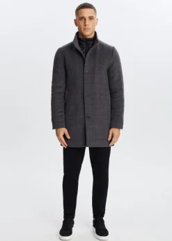 The Sting Geruite overcoat<Heren Jassen