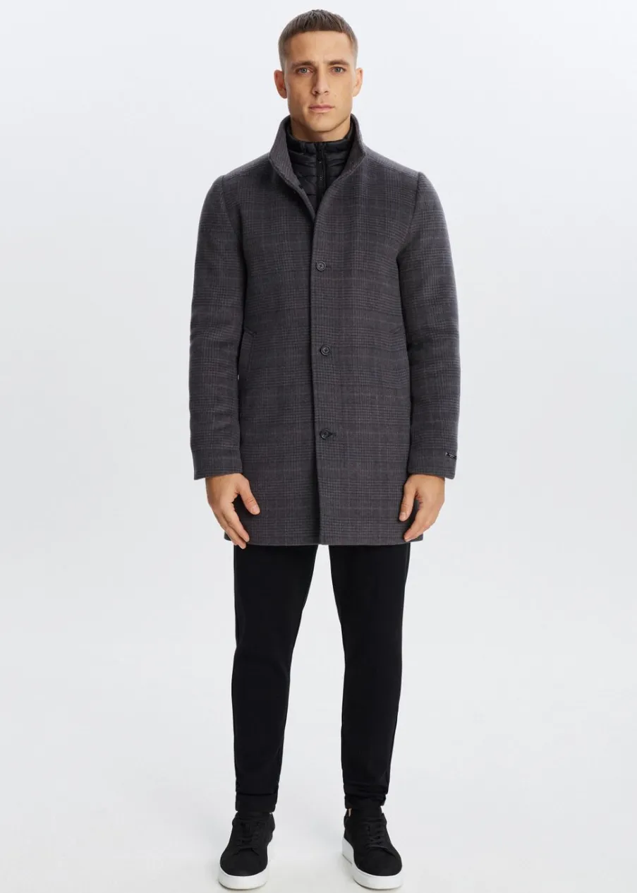 The Sting Geruite overcoat<Heren Jassen