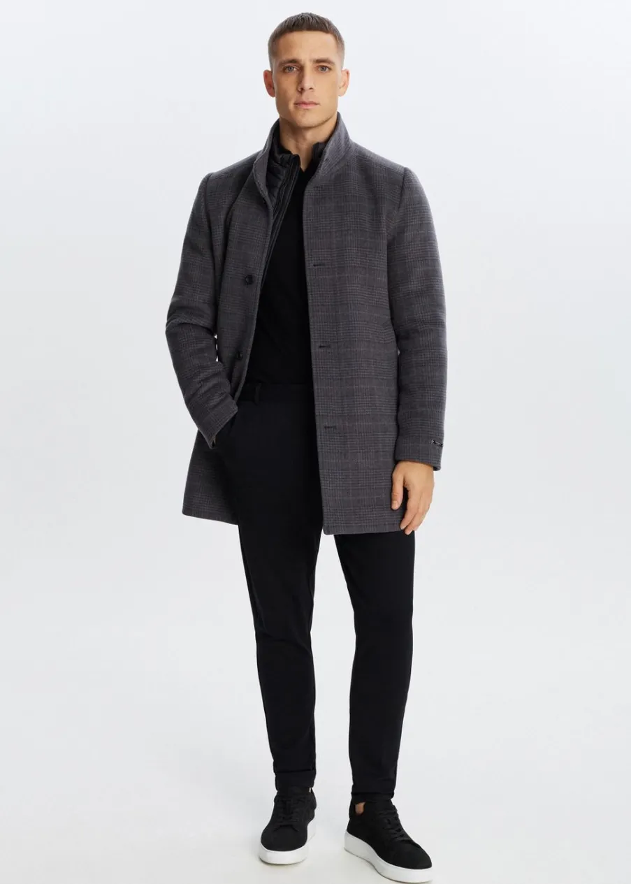 The Sting Geruite overcoat<Heren Jassen