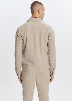 The Sting Gestreept resort overshirt<Heren Overshirts