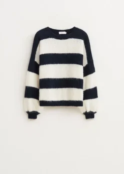 The Sting Gestreepte harige trui<DAMES Truien En Vesten