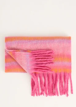 The Sting Gestreepte sjaal<DAMES Sjaals