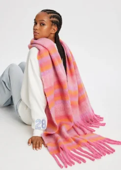 The Sting Gestreepte sjaal<DAMES Sjaals