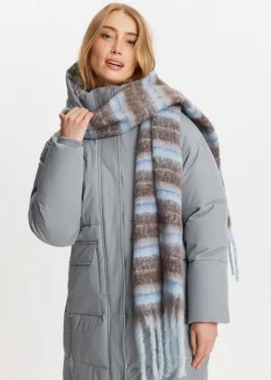 The Sting Gestreepte sjaal<DAMES Sjaals