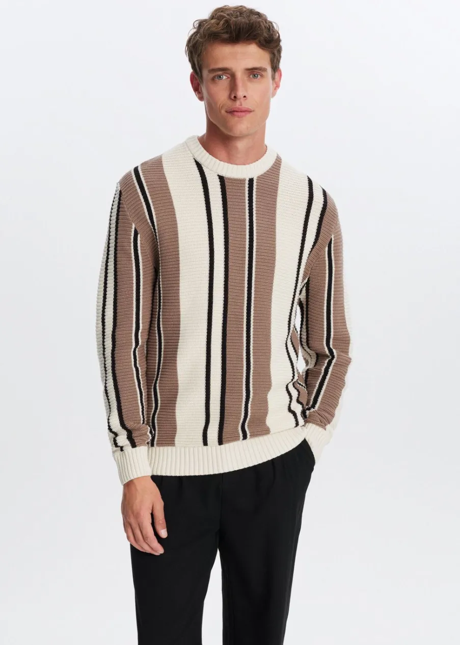 The Sting Gestreepte trui<Heren Truien En Vesten