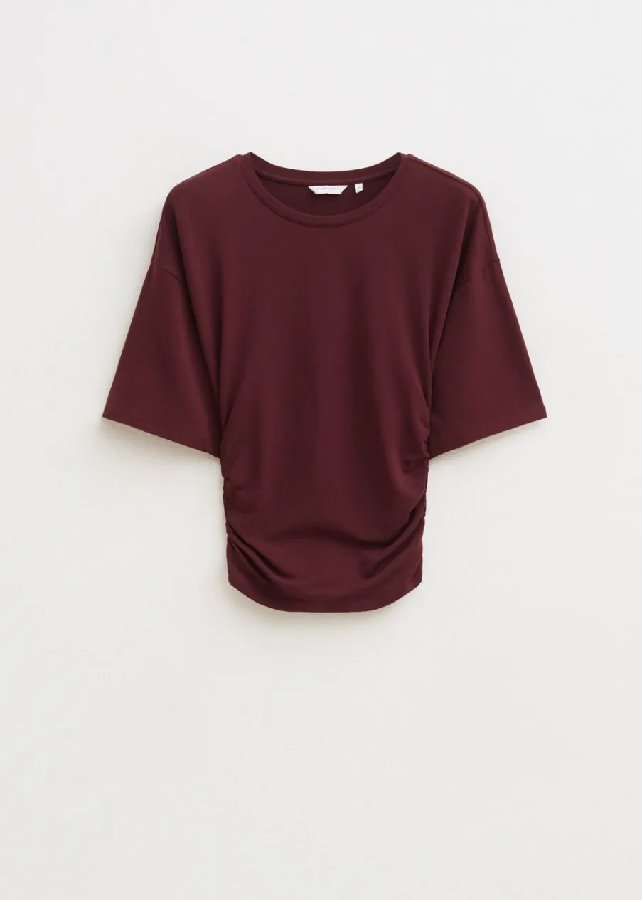 The Sting Getailleerd t-shirt met plooien<DAMES T-Shirts