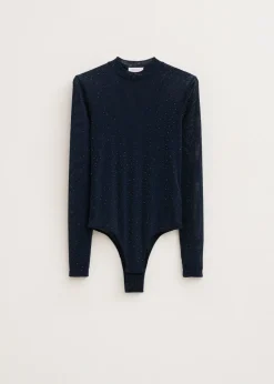 The Sting Glitter mesh body<DAMES Tops