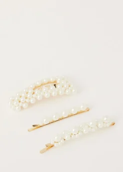 The Sting Haarclip set met parels<DAMES Haaraccessoires
