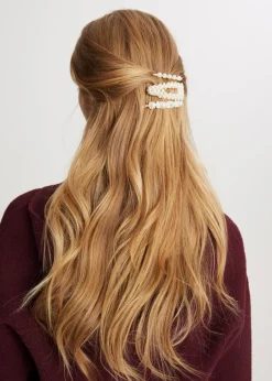 The Sting Haarclip set met parels<DAMES Haaraccessoires