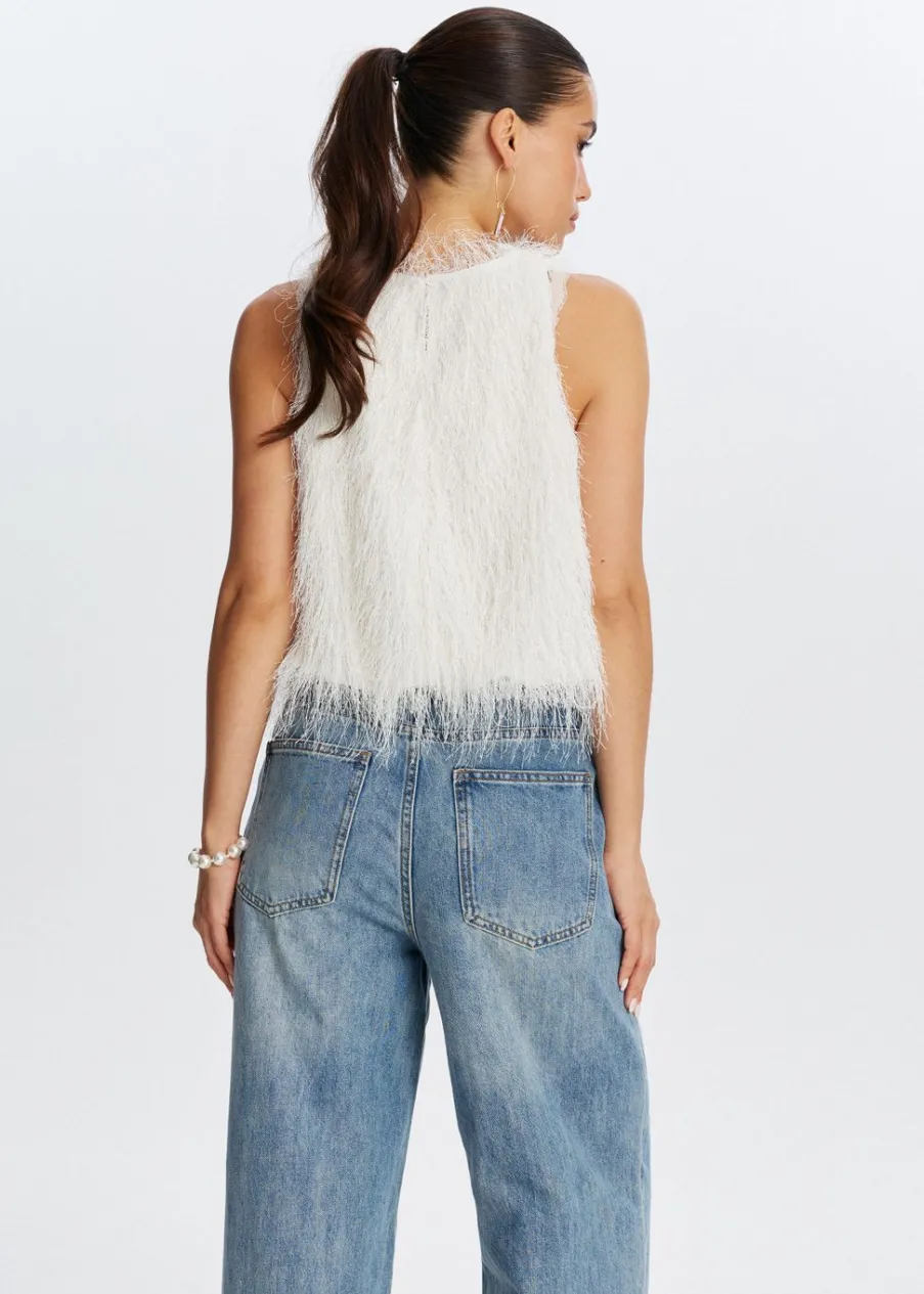 The Sting Hairy balloon top<DAMES Tops