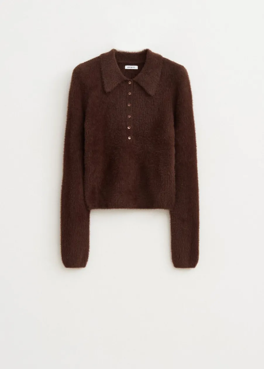 The Sting Hairy polo<DAMES Truien En Vesten