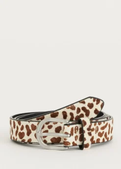 The Sting Hairy riem met print<DAMES Riemen