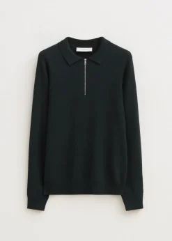 The Sting Half zip gebreide polo<Heren Truien En Vesten|Polo's