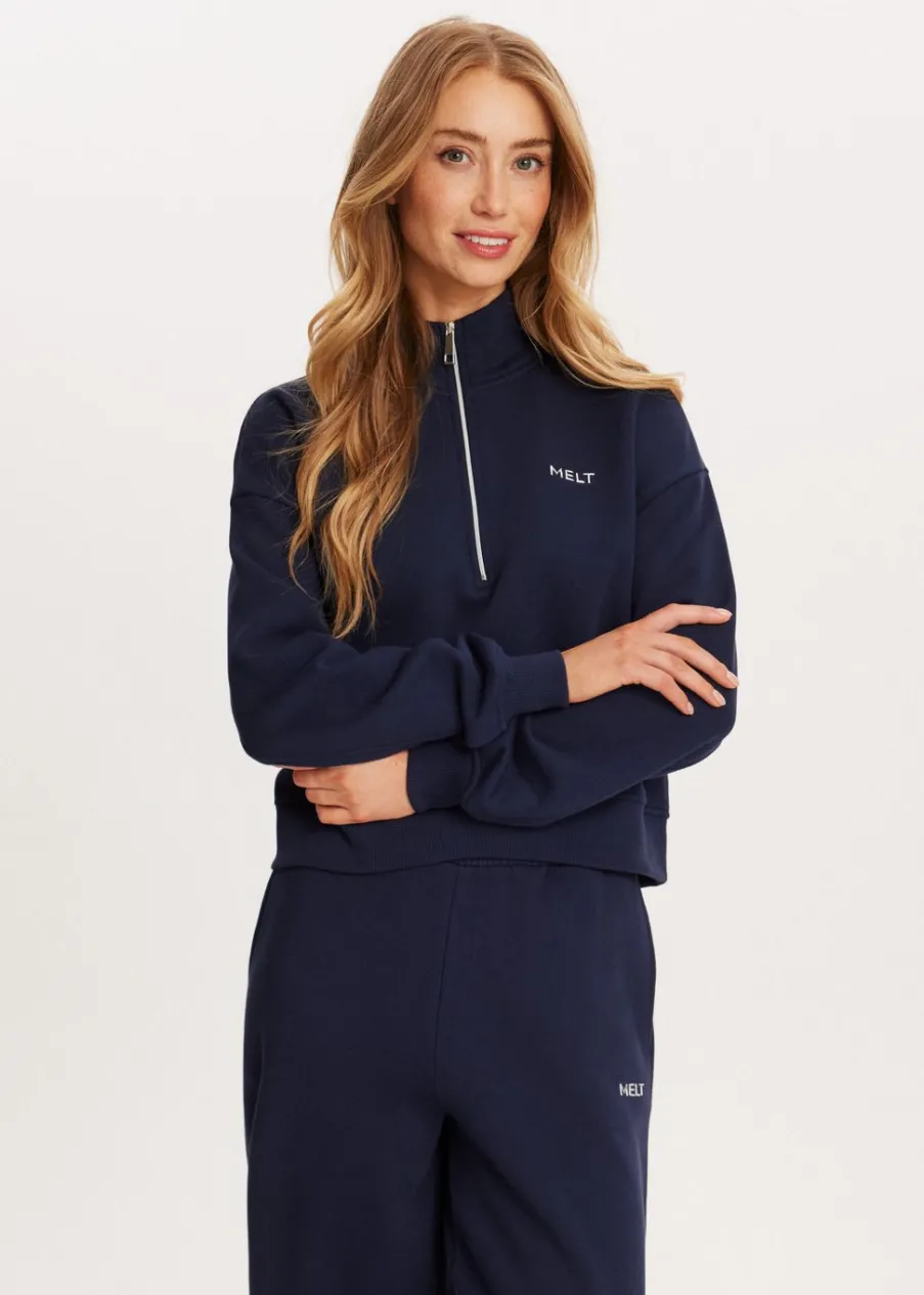 The Sting Half zip sweater<DAMES Sweaters En Hoodies