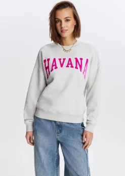 The Sting Havana velvet sweater<DAMES Sweaters En Hoodies