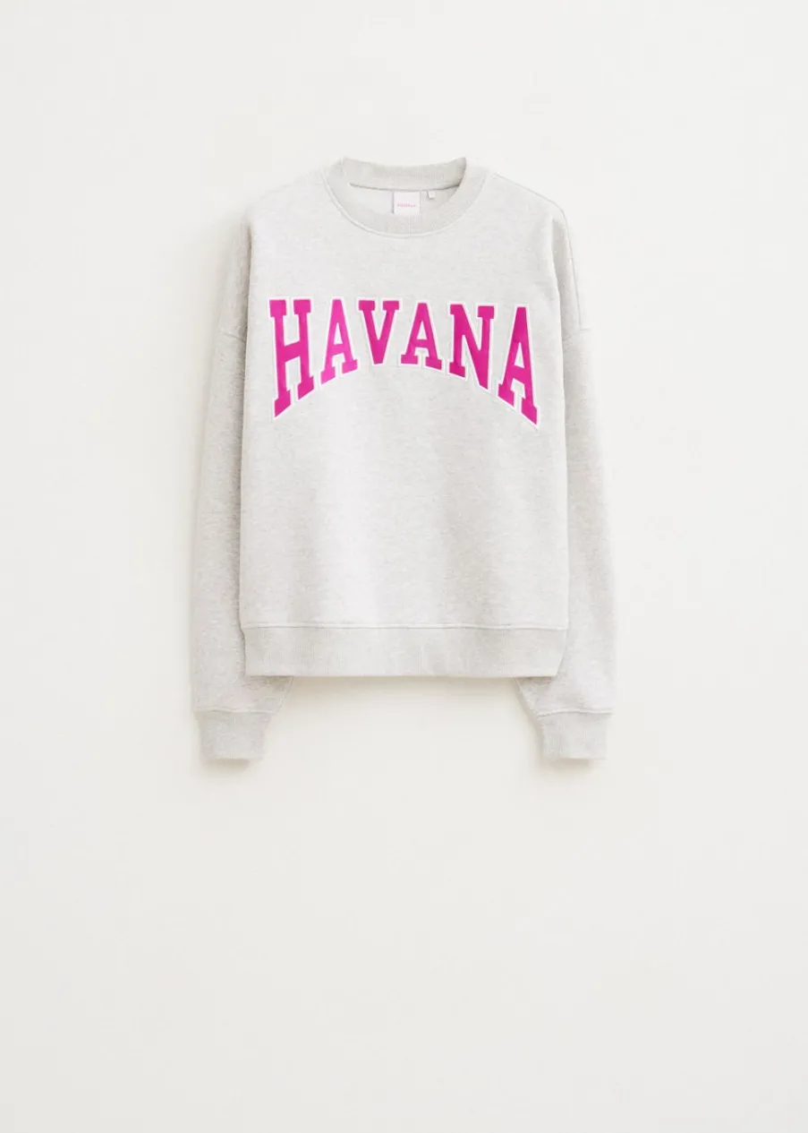 The Sting Havana velvet sweater<DAMES Sweaters En Hoodies