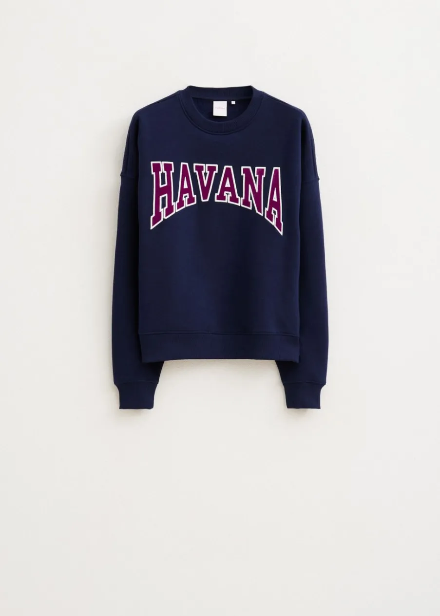 The Sting Havana velvet sweater<DAMES Sweaters En Hoodies