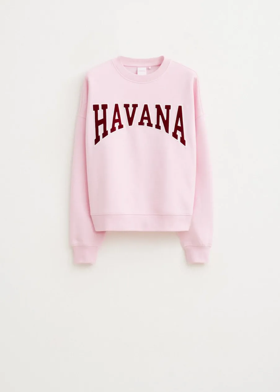 The Sting Havana velvet sweater<DAMES Sweaters En Hoodies