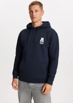 The Sting Hoodie met indigo tekstprint<Heren Sweaters En Hoodies