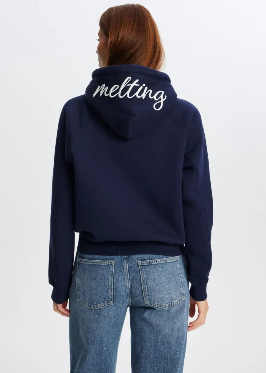 The Sting Hoodie met Melting borduursel<DAMES Sweaters En Hoodies