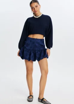 The Sting Jacquard ballonrok<DAMES Rokken