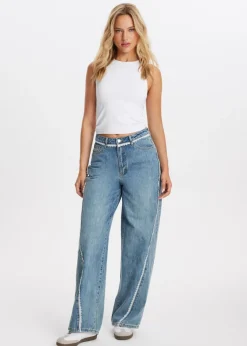 The Sting Jeans met kant<DAMES Jeans