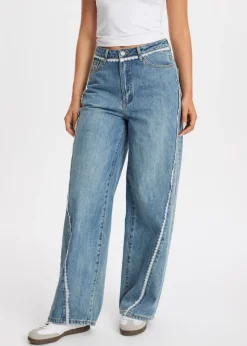 The Sting Jeans met kant<DAMES Jeans