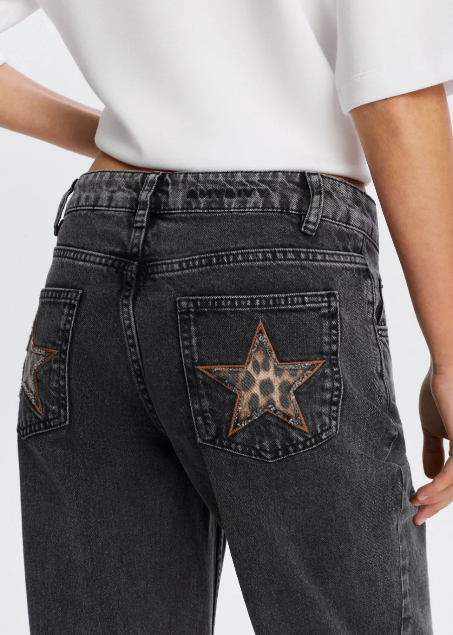 The Sting Jeans met sterren achterzakken<DAMES Jeans