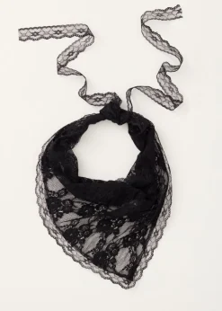 The Sting Kanten wrap sjaaltje<DAMES Sjaals