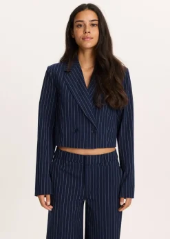 The Sting Korte blazer met strepen<DAMES Blazers En Gilets