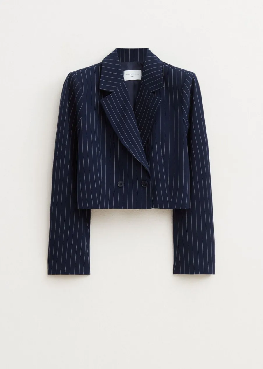 The Sting Korte blazer met strepen<DAMES Blazers En Gilets