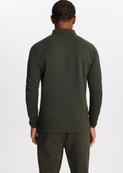 The Sting Lange mouwen polo met rits<Heren Polo's|T-Shirts