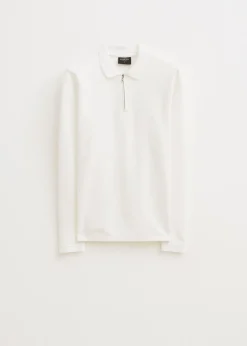 The Sting Lange mouwen polo met rits<Heren Polo's|T-Shirts