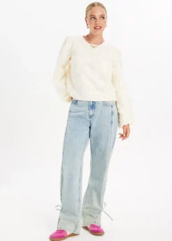 The Sting Lange mouwen top met balloon fit<DAMES Tops