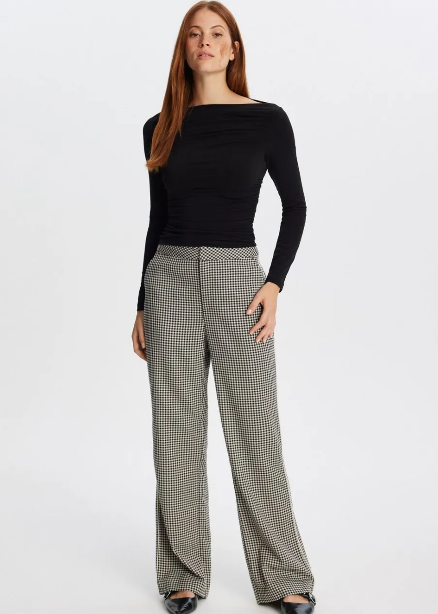 The Sting Lange mouwen top met plooien<DAMES Tops