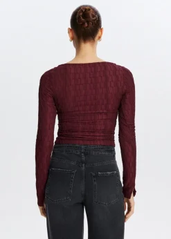 The Sting Lange mouwen top met structuur<DAMES Tops