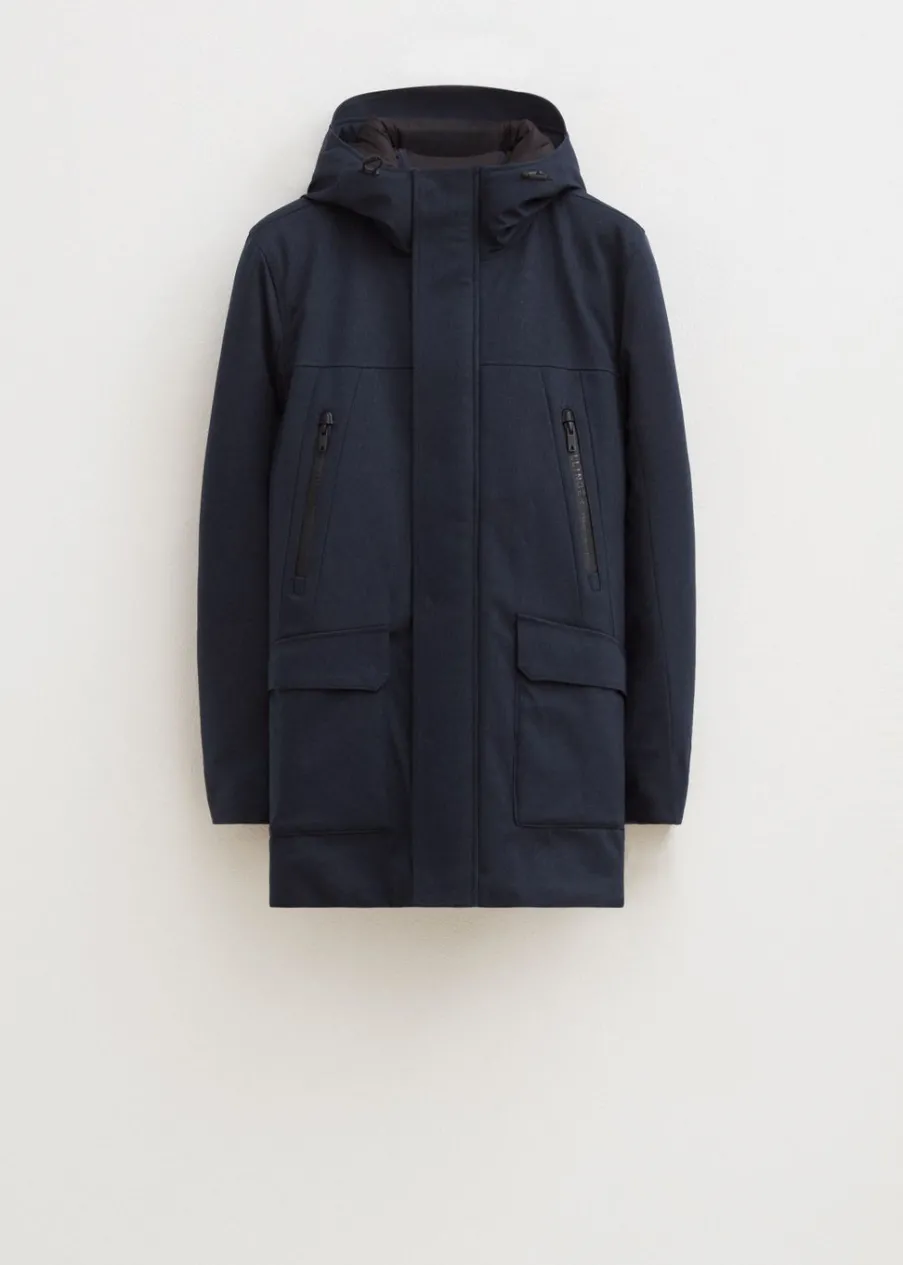 The Sting Melange parka<Heren Jassen