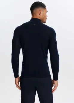 The Sting Merinowol half zip trui<Heren Truien En Vesten
