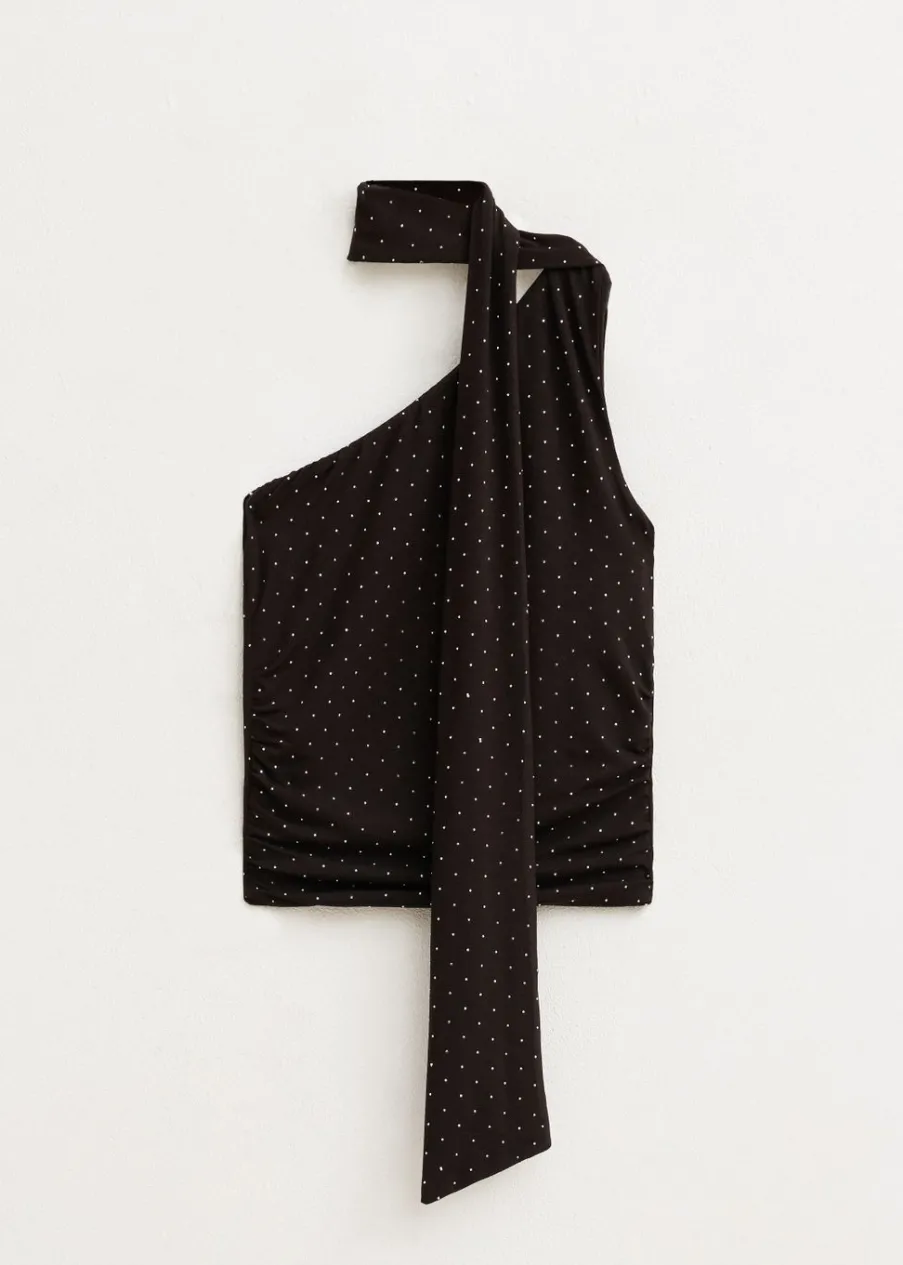 The Sting One shoulder top met sjaal<DAMES Tops