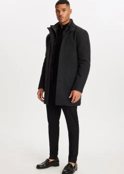 The Sting Overcoat met logo<Heren Jassen