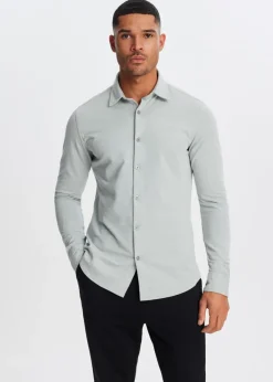 The Sting Overhemd piqué stretch<Heren Overhemden