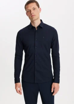 The Sting Overhemd piqué stretch<Heren Overhemden