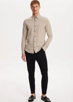 The Sting Overhemd piqué stretch<Heren Overhemden